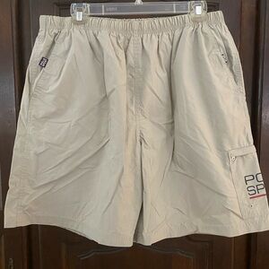 Men’s Polo Sport swim trunks light stone khaki size XL excellent condition